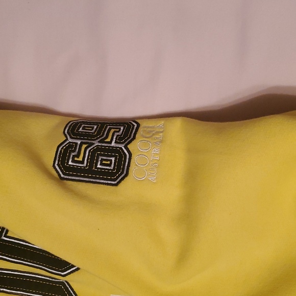 COOGI Vibrant Yellow Men's Hoodie - Picture 4 of 7